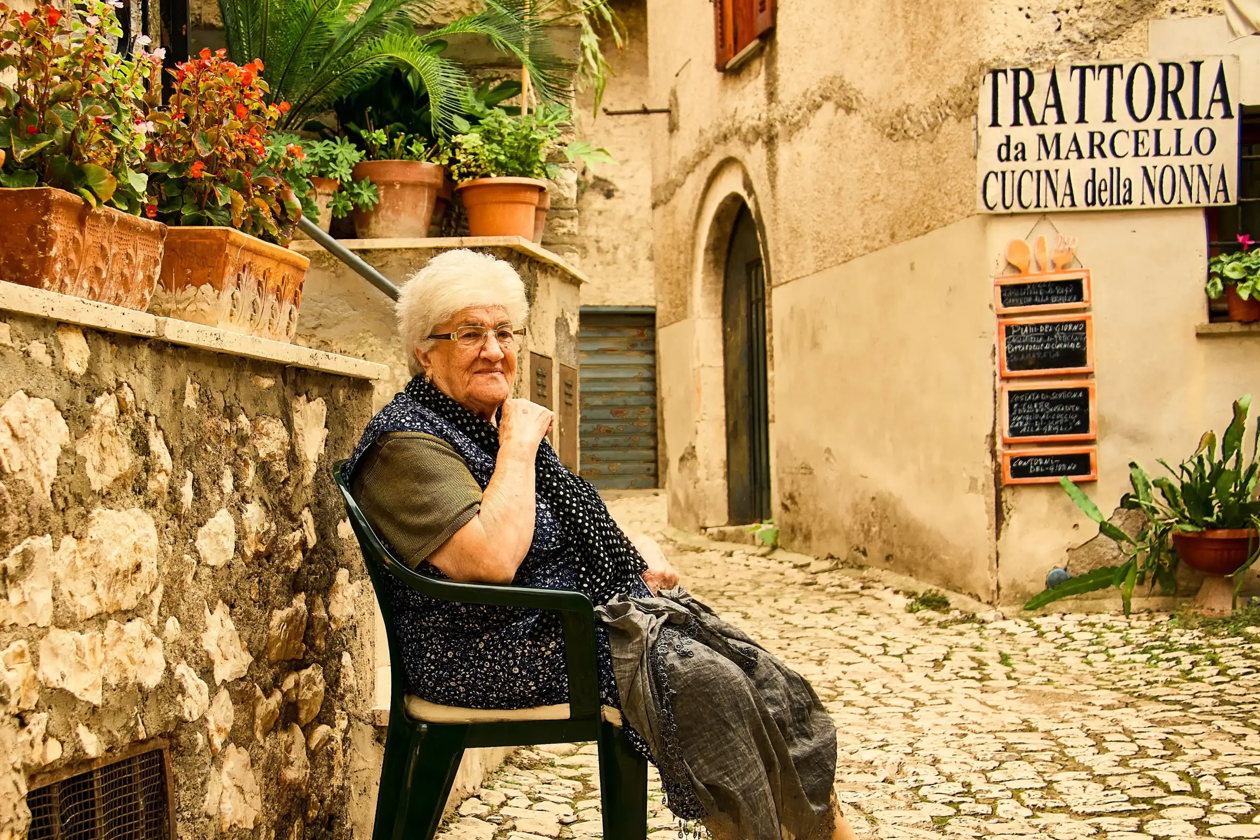 Cucina italiana tradizionale tramandata di generazione in generazione